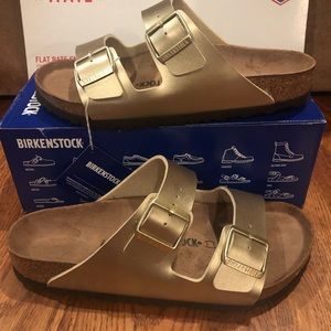 Birkenstock Arizona gold medium 37